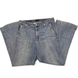 Talbots flare blue jeans size 12